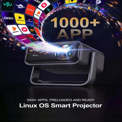 TD99W 4K Full HD 1080P WIFI Video Beam Projector Portable Voice Control TD99W 50W Dolby Home Theater Cinema Projector