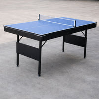 Pool Table Built for Game Rooms, 3-in-1 Design, Folding Steel Legs, Complete Accessory Set, Portable Storage
