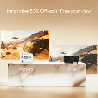 T5 Max Full HD 1080P Projector 4K Google TV 11.0 1000ANSI Wifi 6 Auto Focus Professionalbass Home Theater Projector