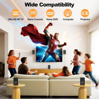 Wireless Surround Sound System Home Theater System, 1000W Surround Speakers 8" Subwoofer 5.1/2.1 Channel Deep Bass with ARC Optical Bluetooth Karaoke Input