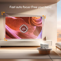 T5 Max Full HD 1080P Projector 4K Google TV 11.0 1000ANSI Wifi 6 Auto Focus Professionalbass Home Theater Projector