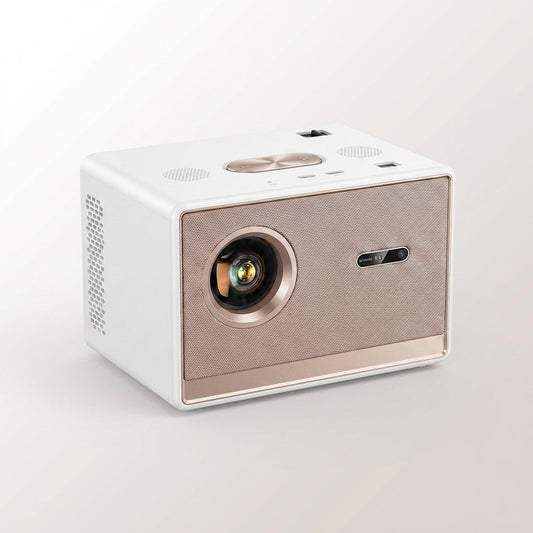 T5 Max Full HD 1080P Projector 4K Google TV 11.0 1000ANSI Wifi 6 Auto Focus Professionalbass Home Theater Projector — Studio Shot