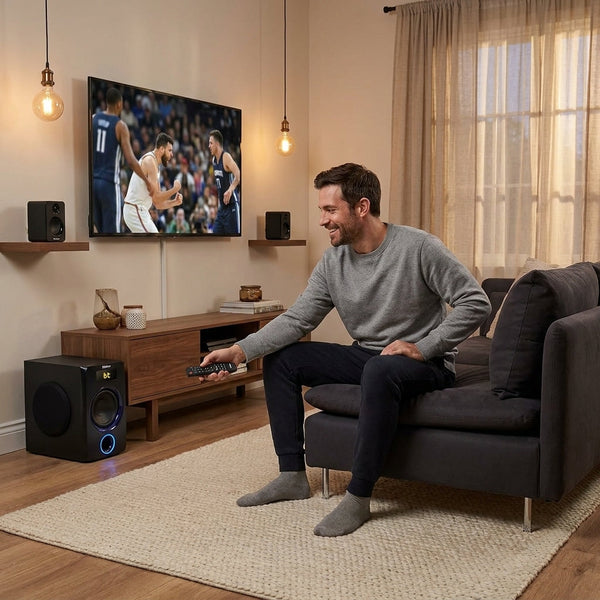Wireless Home Theater System Built for Premium Sound, 1000W Power, 8 Inch Subwoofer, 5.1 Channel Surround